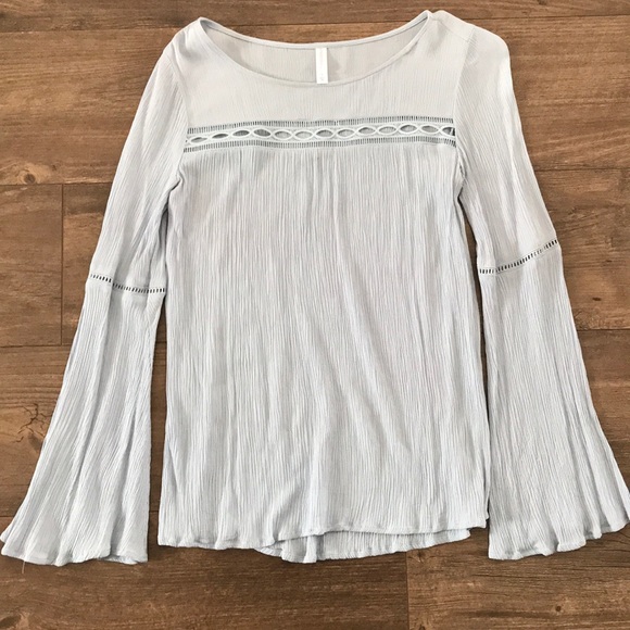 Xhilaration Tops - Boho light blue blouse